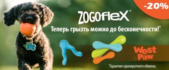 -20% на игрушки Zogoflex 