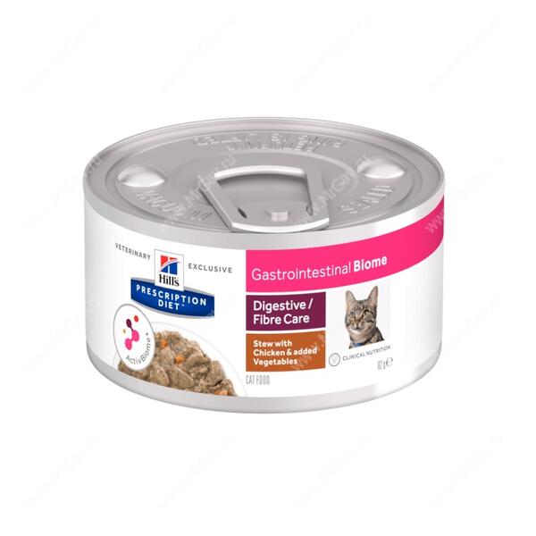 Hill's Prescription Diet Gastrointestinal Biome влажный корм для кошек ...