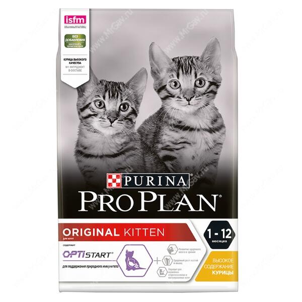 Pro Plan Junior Cat (Курица) Интернетзоомагазин Мистер Гав