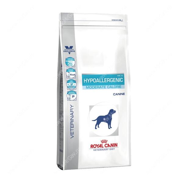 veterinary diets dog derma hypoallergenic moderate calorie