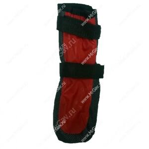 Ботинки утепленные для собак OSSO, 3, черно-красные