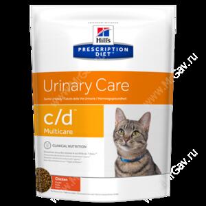Hill's Prescription Diet c/d Multicare Urinary Care сухой корм для кошек с курицей