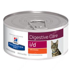 Hill's Prescription Diet i/d Digestive Care влажный корм для кошек с курицей, 156 г