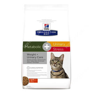 Hill's Prescription Diet Metabolic & Urinary Stress Feline сухой корм для кошек с курицей, 1,5 кг