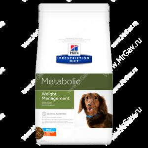 Hill's Prescription Diet Metabolic Mini Weight Management сухой корм для собак с курицей