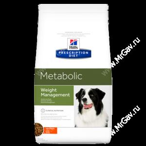 Hill's Prescription Diet Metabolic Weight Management сухой корм для собак с курицей
