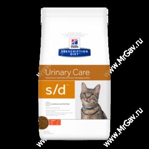 Hill's Prescription Diet s/d Urinary Care сухой корм для кошек с курицей
