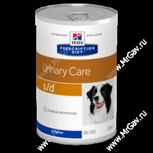 Hill's Prescription Diet s/d Urinary Care влажный корм для собак, 370 г