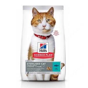 Hill's Science Plan Sterilised Cat сухой корм для кошек и котят от 6 месяцев, с тунцом