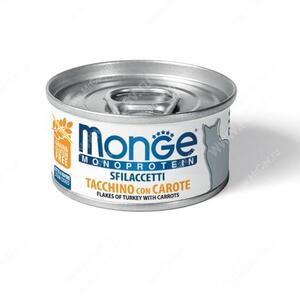 Консерва Monge Cat Monoprotein (Хлопья из индейки с морковью)