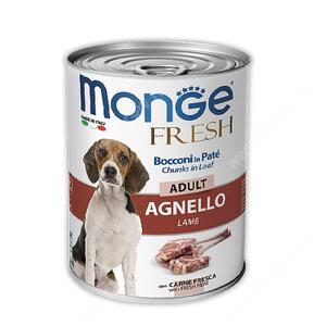 Консерва Monge Dog Fresh для взрослых собак (ягненок), 400 г
