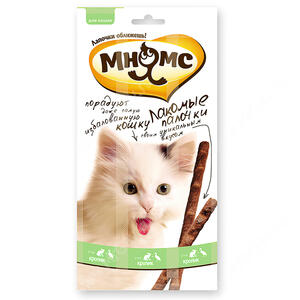 Старое Лакомство Мнямс Pro Pet палочки для кошек с уткой и кроликом, 13,5 см, 3 шт.