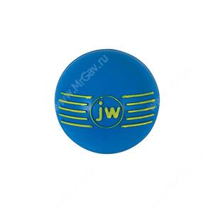 Мячик с пищалкой iSqueak Ball из каучука, большой, синий