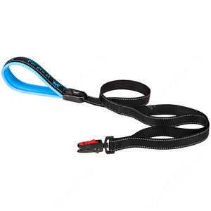 Поводок нейлоновый Ferplast Sport Dog Matic G, 120 см*2,5 см, голубой