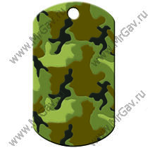Адресник Petscribe Военный большой, камуфляж