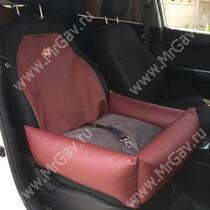 Автокресло с низкими бортами, 50 см*50 см, красное
