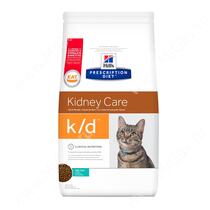 Hill's Prescription Diet k/d Kidney Care сухой корм для кошек с тунцом