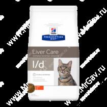 Hill's Prescription Diet l/d Liver Care сухой корм для кошек с курицей