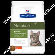 Hill's Prescription Diet Metabolic Weight Management сухой корм для кошек с курицей