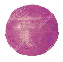 Хрустящий мячик Kong Squezz Crackle, большой, розовый