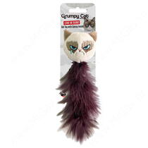 Игрушка ROSEWOOD для кошек Сердитый кот с хвостом из перьев