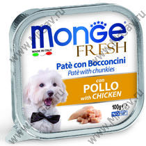 Консерва Monge Dog Fresh (Курица), 100 г