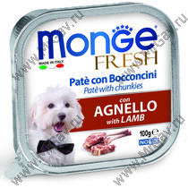 Консерва Monge Dog Fresh (Ягненок), 100 г