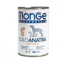 Консерва Monge Dog Monoproteico Solo (Паштет из утки), 400 г