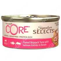 Консервы для кошек Wellness Core Signature Selects из тунца с лососем (кусочки в бульоне)