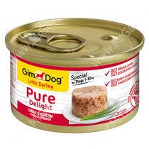 Консервы для собак GimDog Pure Delight из тунца с говядиной