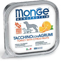 Консервы Monge Dog Monoprotein Fruits (Паштет из индейки с цитрусовыми)