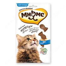 Лакомство Мнямс Pro Pet кусочки для кошек в форме рыбок с лососем