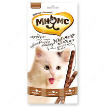 Лакомство Мнямс Pro Pet палочки для кошек с индейкой и ягненком, 13,5 см, 3 шт.
