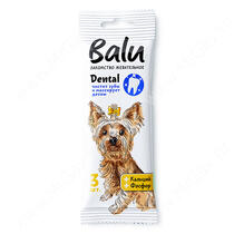 Лакомство жевательное Balu для собак, с кальцием и фосфором, 36 г
