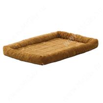 Лежанка Midwest Pet Bed меховая, 137 см*94 см, коричневая