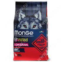 Monge Dog All Breeds Bwild Low Grain Wild Deer (Оленина), 2,5 кг