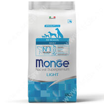Monge Dog All Breeds Speciality Light (Низкокалорийный лосось с рисом)