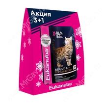 Новогодний набор для кошек Eukanuba 3+1