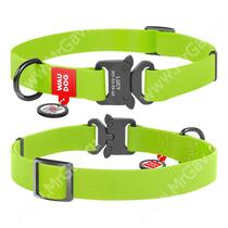 Ошейник Collar Waudog Waterproof, пряжка-фастекс 49 см*2,5 см, салатовый
