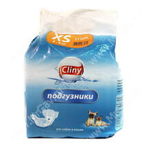 Подгузники Cliny для собак и кошек, XS, 2-4 кг, 11 шт