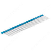 Расческа алюминиевая 25 см с овальной синей ручкой 3,4 см, Hello Pet 53254