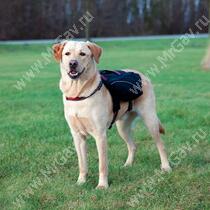 Шлейка-рюкзак для собаки Trixie, L-XL, 31 см*17 см чёрный