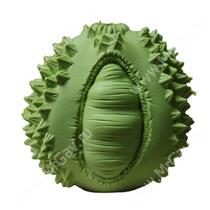 Суперпрочная игрушка Дуриан, 5,5 см, зеленая