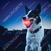 Светодиодный мяч для собак NiteIze GlowStreak, диско