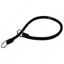 Удавка кожаная круглая Collar WAUDOG Soft, 30 см*0,6 см, черная