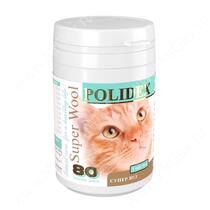 Витамины Polidex Super Wool (Супер Вул) для кошек, 80 шт.