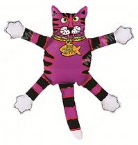 Злобный кот Fat Cat Terrible Nasty Scaries Dog Toy, большой, фиолетовый