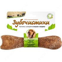 Зубочистики Косточка со вкусом говядины для собак средних пород, 95 г